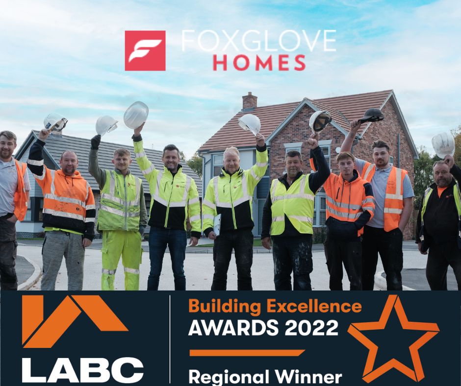Top Building Award for Foxglove Homes